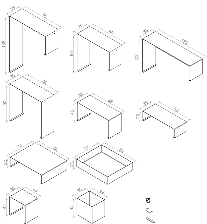 Product dimensions